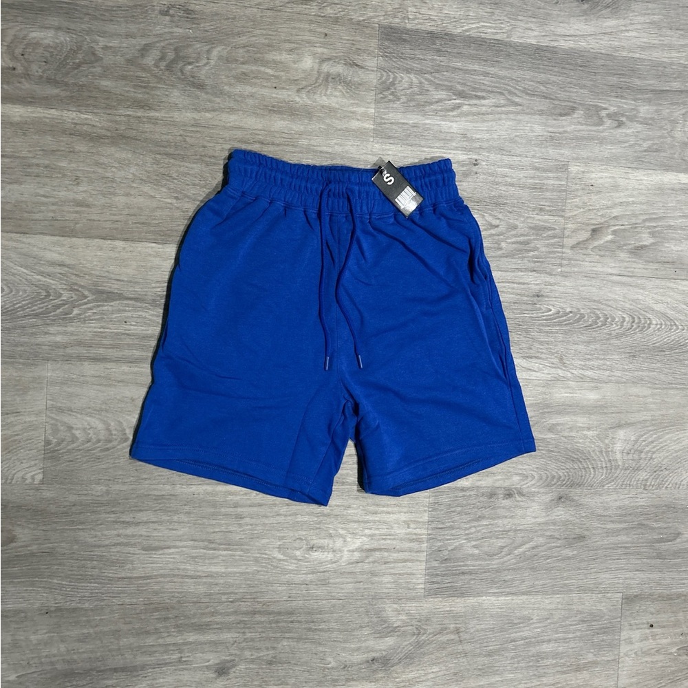 New Mix Vibrant Blue Athletic Shorts